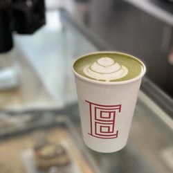 Enigma Coffee - Lavender Matcha (LA Famous house made lavender syrup +organic Japanese Matcha)