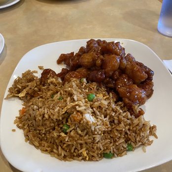 Little Dumpling - Lemon chicken with fried rice - Chinese Near Me - Las Vegas, Nevada