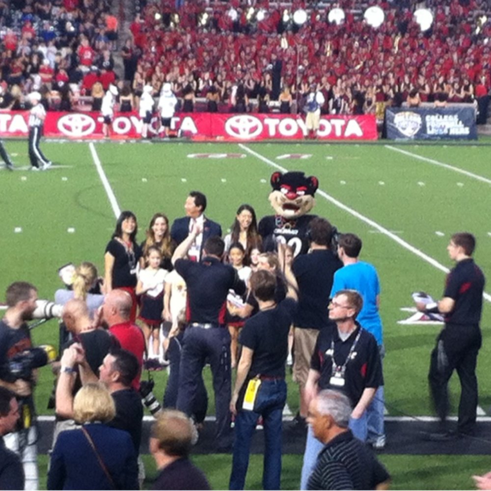 (currently interim) President Ono and family (currently interim) President Ono and family