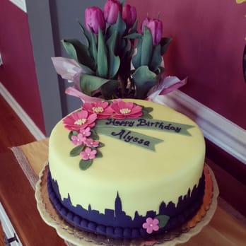 Biagio's - My birthday cake with the NY skyline around the border. - Bakeries Near Me - Stirling, New Jersey