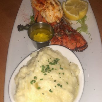 Larsen's Grill - Lobster tail with garlic mashed potatoes - Steakhouses Near Me - Oxnard, California