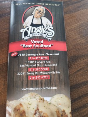 Menu photo 3 Angie's Soul Cafe Cleveland, OH Menu photo 3 Angie's Soul Cafe Cleveland, OH