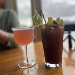 Madrona Bar & Grill - French 74 and a Bloody Mary