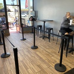 Jimmie The Beef Guy - Ft. Myers - Inside of Jimmy's 2 tables.  Outside dinning available