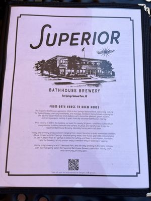 Menu photo 2 Superior Bathhouse Brewery Hot Springs, AR Menu photo 2 Superior Bathhouse Brewery Hot Springs, AR