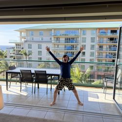 Maui Resort Rentals - Fully open patio doors!