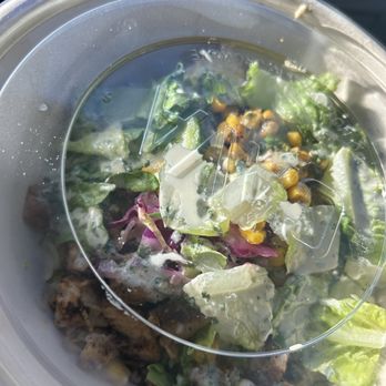 CAVA - not even half full, rice is not noticeable. - Mediterranean Near Me - Pasadena, California