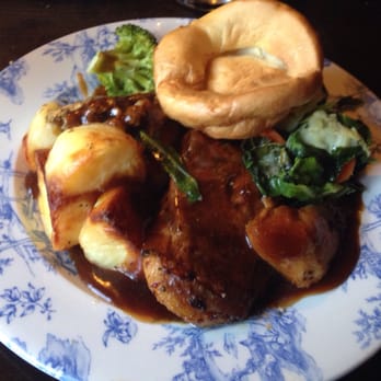 Old Mill Hotel At Baginton - Delicious pork belly with potatoes, broccoli, carrots, gravy and bread - Hotels Near Me - Coventry, XWM