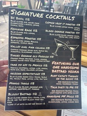 Menu photo 2 One Handsome Bastard Distillery Scottsdale, AZ