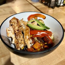 NAGS Bar and Kitchen - Roasted Veggie Bowl with Chicken