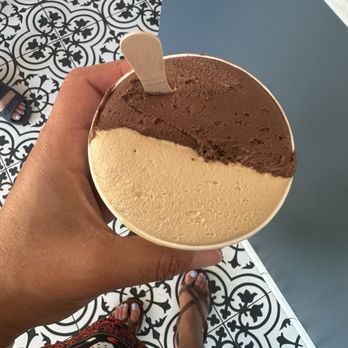La Dolce Piccola Gelateria - Two flavors - Gelato Near Me - Palm Desert, California