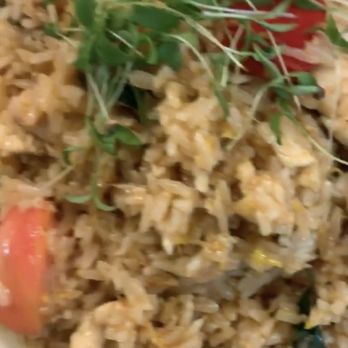 Kuni's Thai Cuisine - Spicy basil chicken friend rice - Thai Near Me - Spokane, Washington Kuni's Thai Cuisine - Spicy basil chicken friend rice - Thai Near Me - Spokane, Washington