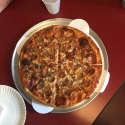 Pinocchio Pizza & More - 16 inch large bacon and sausage pizza
