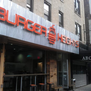 Burger Heights - Store front. - Burgers Near Me - New York, New York