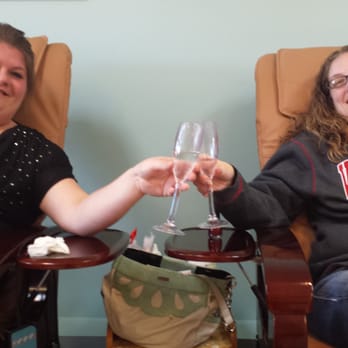 5 Star Nail & Spa - Me and Sarah enjoying being pampered - Nail Salons Near Me - Middleton, Wisconsin
