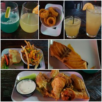 Johnny J's Pub & Grille - Berry move & mango mimosa, onion rings, fuzzy navel & orange mule, salmon blt sandwich w/cheesy fries, & parmesan cheese chicken wings. - Sports Bars Near Me - Strongsville, Ohio