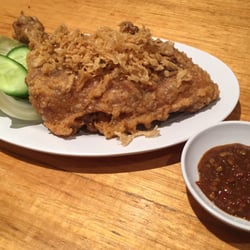 ATL Ayam Tulang Lunak Crispy - Signature dish - Ayam Goreng Tulang Lunak (1/4 Fried Soft Bone chicken) $8.50