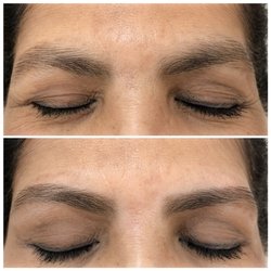 26th and Butler - Brow shaping with waxing (long term client with re-growth goals)