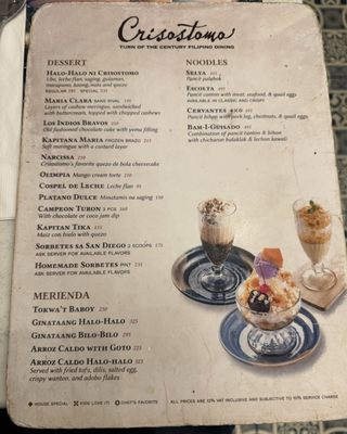 Menu photo 3 Crisostomo Pasay, NCR