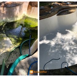 Clear Diamond Pool Service - Before and after