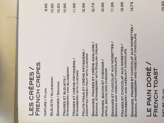 Menu photo 4 Universel Déjeuners et Grillades Montreal, QC Menu photo 4 Universel Déjeuners et Grillades Montreal, QC