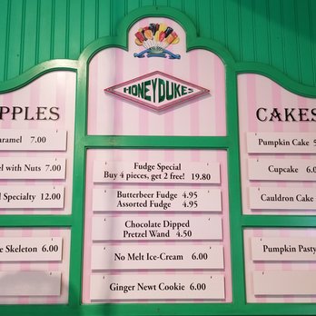 Honeydukes - 2020-08-24 Honey Dukes @ Hogsmeade. Universal Studios Islands of Adventure. Orlando, FL. Prices for Apples, Cakes, and Fudge. - Candy Stores Near Me - Orlando, Florida Honeydukes - 2020-08-24 Honey Dukes @ Hogsmeade. Universal Studios Islands of Adventure. Orlando, FL. Prices for Apples, Cakes, and Fudge. - Candy Stores Near Me - Orlando, Florida