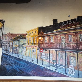 Half Shell Oyster House - Mural - Seafood Near Me - Biloxi, Mississippi Half Shell Oyster House - Mural - Seafood Near Me - Biloxi, Mississippi