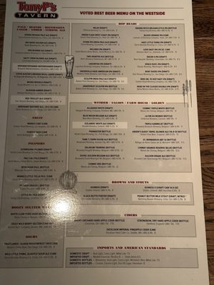 Menu photo 4 Tony P's Dockside Grill Marina Del Rey, CA