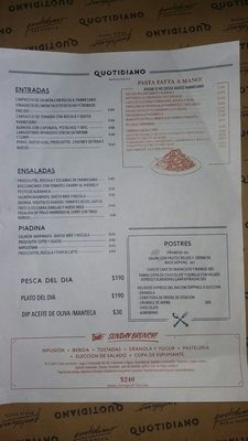 Menu photo 3 Quotidiano Buenos Aires, C