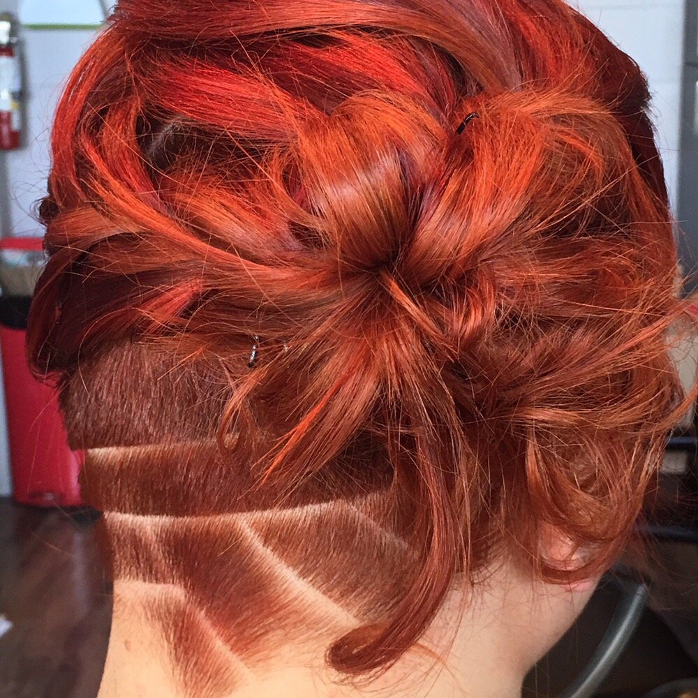 Updo And Hair Tattoo By Jenine Rose Yelp