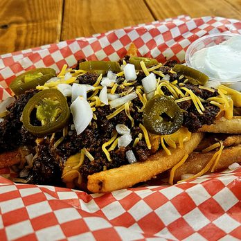 Canyon Smokehouse - Loaded Chili Cheese Fries - new menu item! - Barbeque Near Me - Bluff, Utah