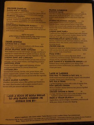Menu photo 5 Paddy Murphy's Irish Pub Bangor, ME Menu photo 5 Paddy Murphy's Irish Pub Bangor, ME
