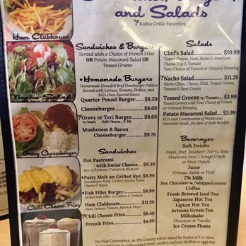 Kuhio Grille - Menu 4 of 5 - October 2016 - VN - Hawaiian Near Me - Hilo, Hawaii Kuhio Grille - Menu 4 of 5 - October 2016 - VN - Hawaiian Near Me - Hilo, Hawaii