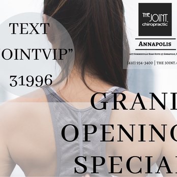 The Joint Chiropractic - Text "JOINTVIP" to 31996 - Chiropractors Near Me - Annapolis, Maryland The Joint Chiropractic - Text "JOINTVIP" to 31996 - Chiropractors Near Me - Annapolis, Maryland