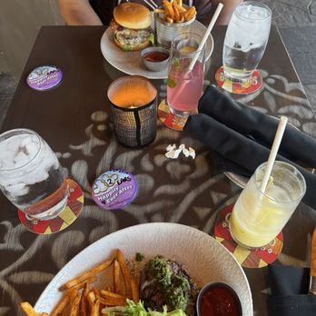 Three Bridges Bar and Grill at Villa del Lago - Steak Frites* Three Bridges Signature Pressed Burger - Bars Near Me - Orlando, Florida Three Bridges Bar and Grill at Villa del Lago - Steak Frites* Three Bridges Signature Pressed Burger - Bars Near Me - Orlando, Florida