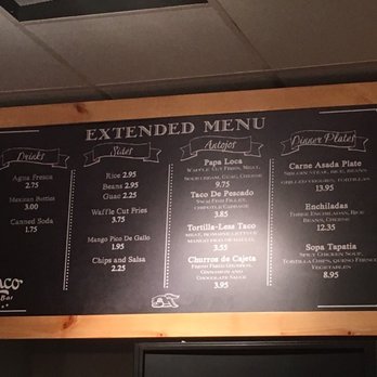 Cinco TacoBar - Menu - Mexican Near Me - San Leandro, California Cinco TacoBar - Menu - Mexican Near Me - San Leandro, California