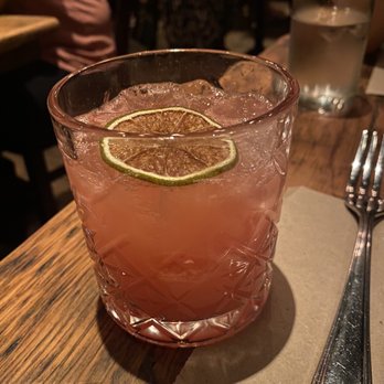 Aurora - Watermelon mezcal cocktail - just ok - Italian Near Me - Brooklyn, New York