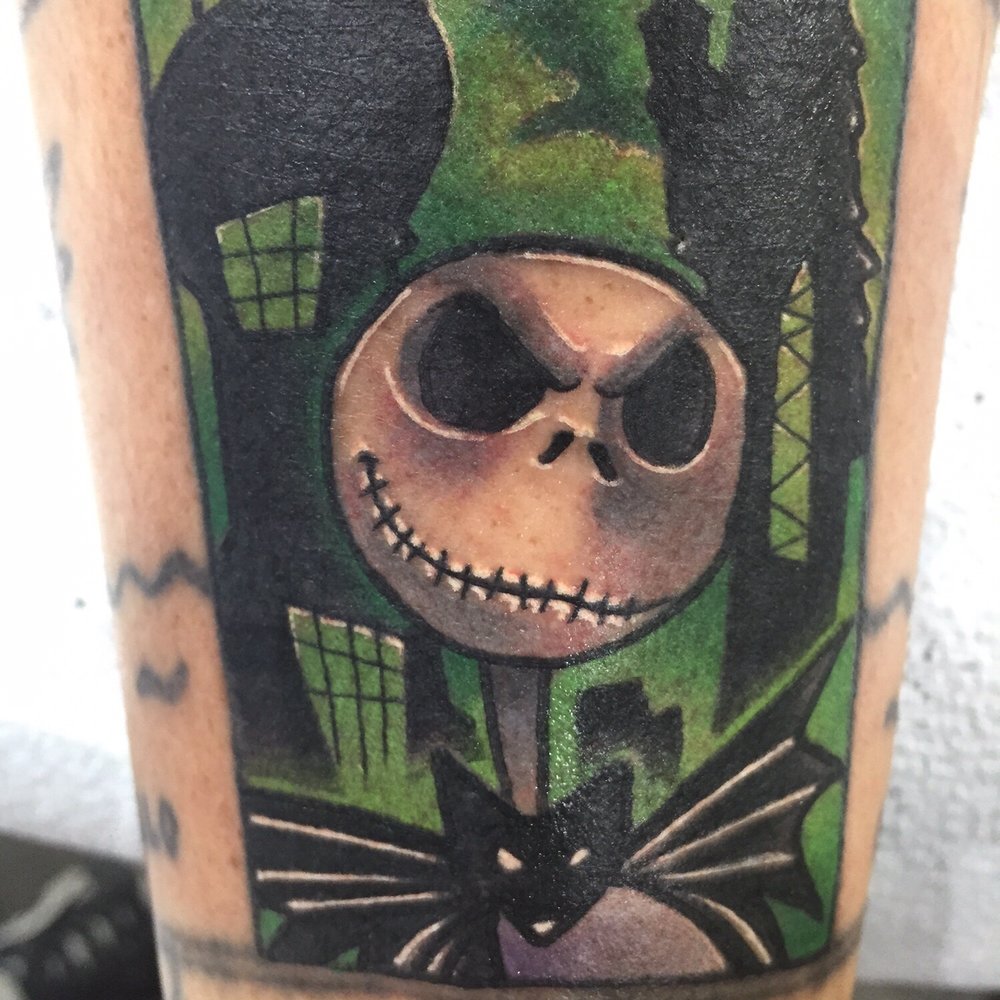 Revolt Tattoos - Jack Skellington - Tattoo Near Me - Las Vegas, Nevada Revolt Tattoos - Jack Skellington - Tattoo Near Me - Las Vegas, Nevada