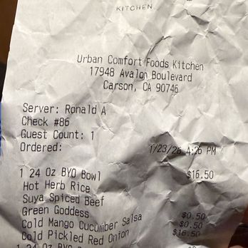 Urban Comfort Foods Kitchen - Caribbean Near Me - Carson, California Urban Comfort Foods Kitchen - Caribbean Near Me - Carson, California