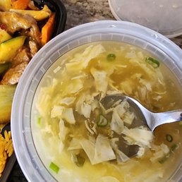 Egg drop soup Egg drop soup