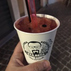 Gelateria Etabeta - Watermelon granita. Soooooo good! Basically a cup of frozen watermelon.