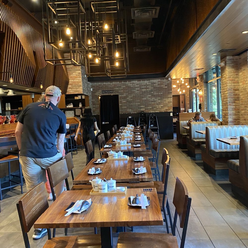 JINYA Ramen Bar - Alpharetta - Bar, booth, and table dining area - Ramen Near Me - Alpharetta, Georgia JINYA Ramen Bar - Alpharetta - Bar, booth, and table dining area - Ramen Near Me - Alpharetta, Georgia
