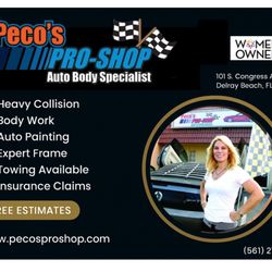 Peco's Pro Shop - No job is too small!! Come by for a free estimate!!