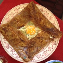 Crêperie Marjolaine - Crêpe poireaux crème œuf