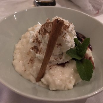 Elia Restaurant - Rice pudding, caramelized cherries, honey walnut w homemade Tahitian vanilla Delish! - Greek Near Me - Brooklyn, New York Elia Restaurant - Rice pudding, caramelized cherries, honey walnut w homemade Tahitian vanilla Delish! - Greek Near Me - Brooklyn, New York