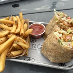 Bang bang shrimp wrap Bang bang shrimp wrap