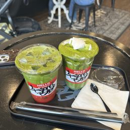 Iced Matcha Einspanner