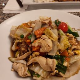Pad woon sen chicken