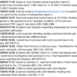 Many attempts to discuss issue. Called for agent of service for lawsuit, then finally acknowledged. Mtg on 11/21 was 60min of #GASLIGHTING. Many attempts to discuss issue. Called for agent of service for lawsuit, then finally acknowledged. Mtg on 11/21 was 60min of #GASLIGHTING.