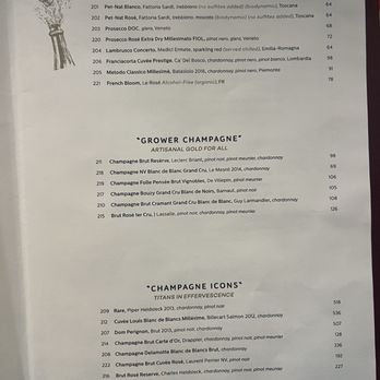 Felice Brickell - Menu - Italian Near Me - Miami, Florida